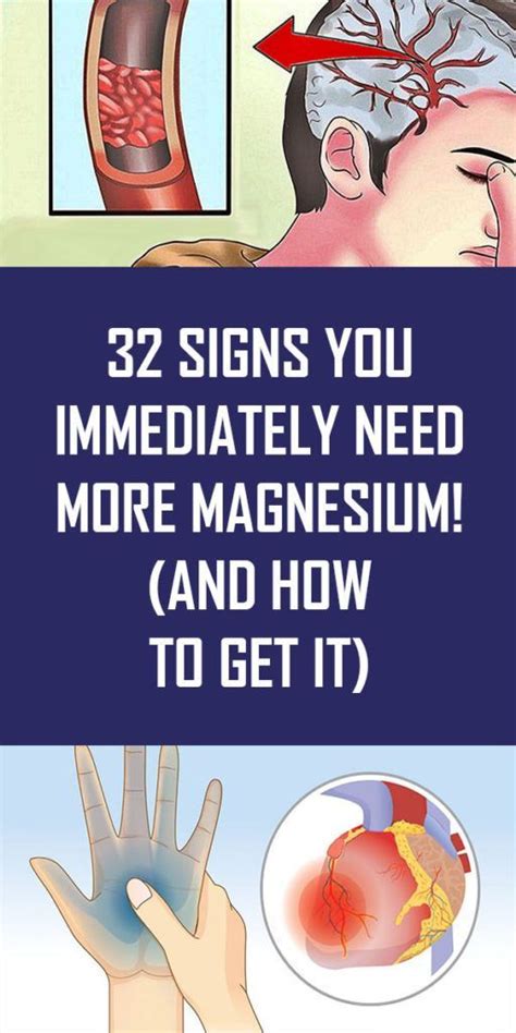 32 signs you immediately need more magnesium and how to get it healthy lifestyle