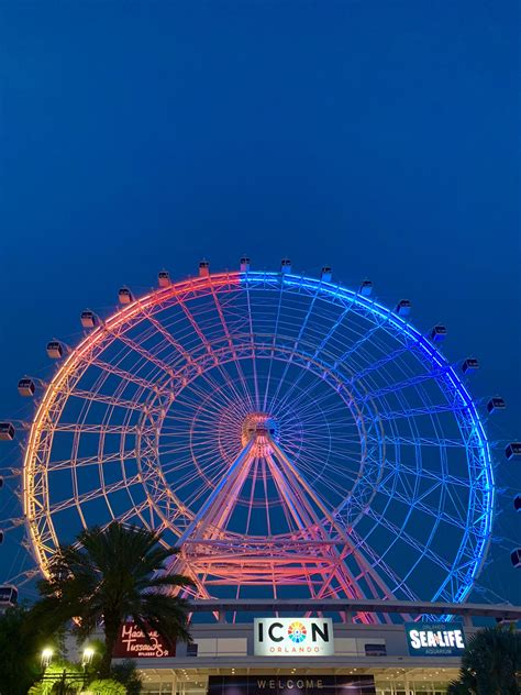 Ferris Wheel At Night Rpics