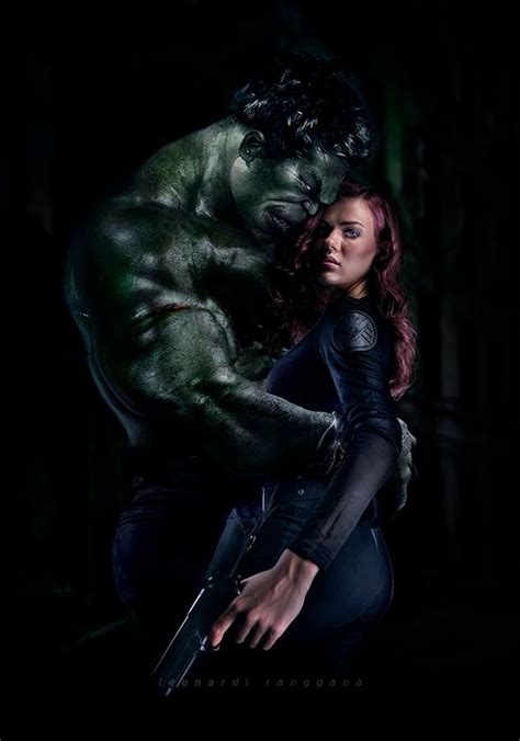 Natasha Romanoff Black Widow And Bruce Banner The Hulk