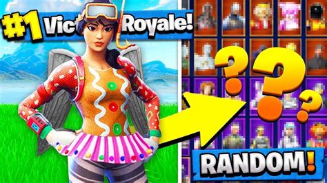 The Greatest Random Fortnite Skin Challenge You Will Ever See Youtube