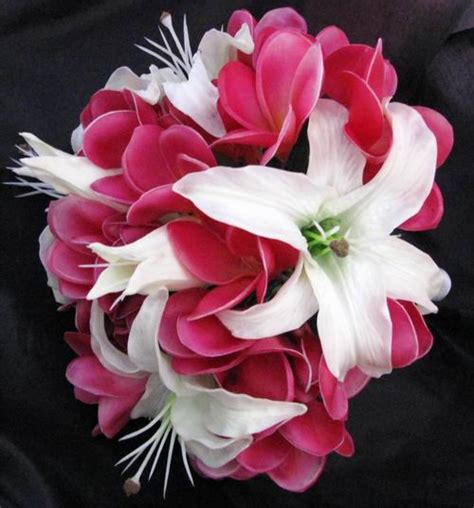 Casablanca Lily Wedding Bouquets Brides Shower Lilac Cream 1 Bridal