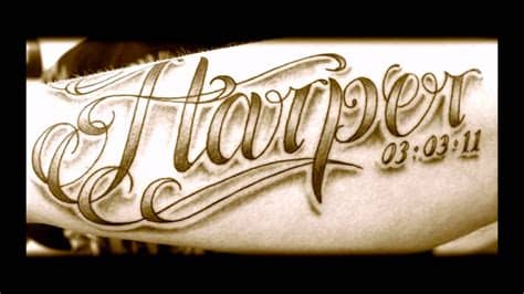 At that point tattoos rely on upon the written work or outlining style of the tattooist, yet now you can pick among assortment of. Tattoo fonts - Best tattoo lettering ideas - YouTube