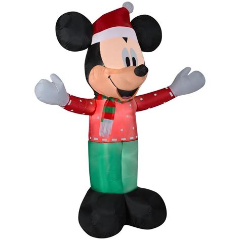 Diy instructions to create this swirly mickey mouse picture frame for one dollar! Disney 6-ft Lighted Mickey Mouse Christmas Inflatable at ...