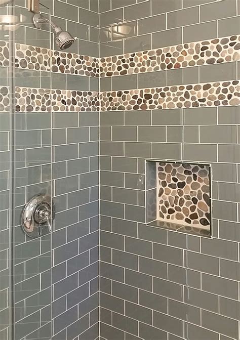 26 Top Photos Decorative Tile Border In Shower How To Use Accent