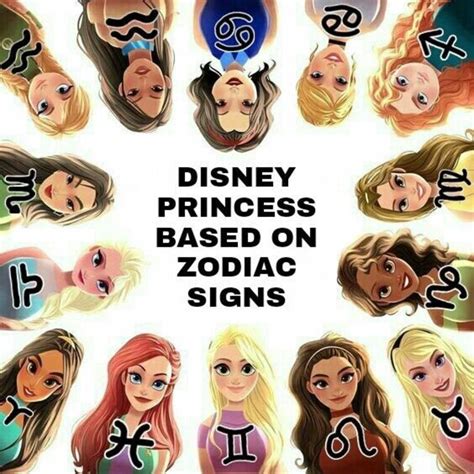 Disney Princess Based On Zodiac Signs Fandom Zodiac Signs Zodiac