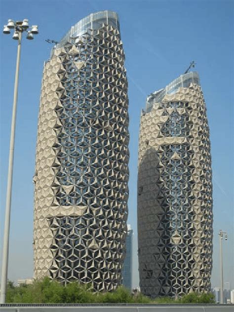 Al Bahr Towers In Abu Dhabi Designed By Aedas And Supported By Arup As