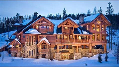 Stunning Winter House Vacation Home Cabin Mansion