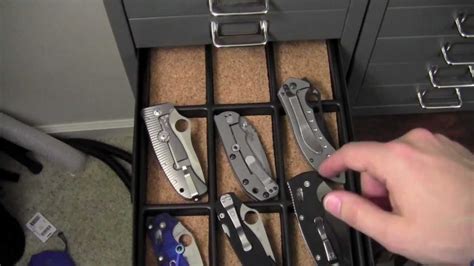 Your safety is always on our mind and this 2 drawer file cabinet includes a patented, interlocking safety mechanism that allows only one drawer to open at a time. Knife Storage - Bisley Cabinets - YouTube