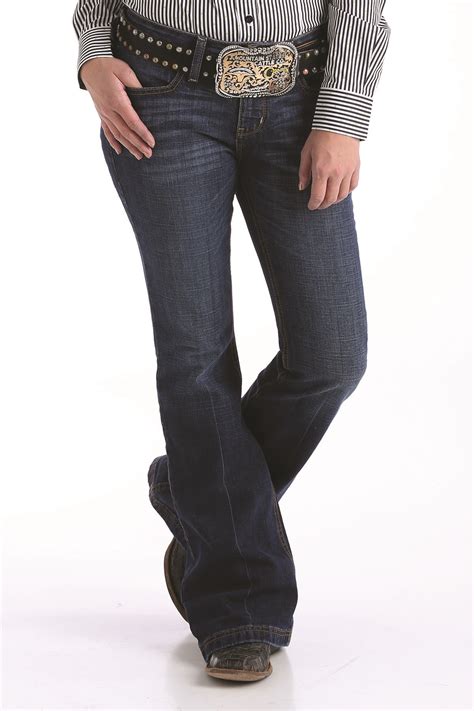 Cinch Jeans Womens Slim Trouser Lynden Jean Dark Stonewash