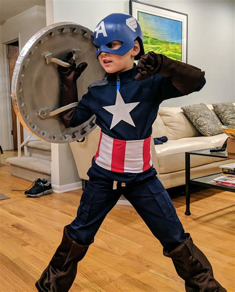 Halloween 2018 Part 2 Captain America Costume