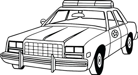 Get ready to have some colouring fun with crayola's free printable colouring pages. Police Car Line Drawing | Free download on ClipArtMag