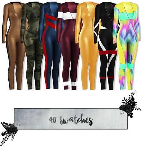 Marvey Catsuit At Lumy Sims Sims 4 Updates