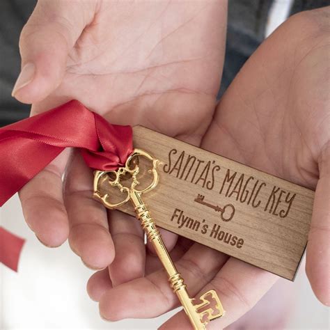 Santas Key To His Presents Left Santas Magic Key Personalized