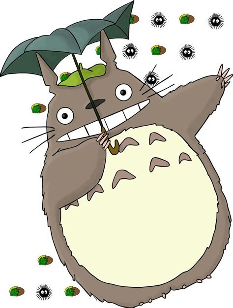 Dedicado A Todos Los Fans De Totoro Totoro Totoro Umbrella My