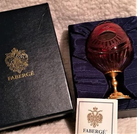 Fabergé Imperiaal Rood Kristal Cupido Ei Zeer Groot Catawiki