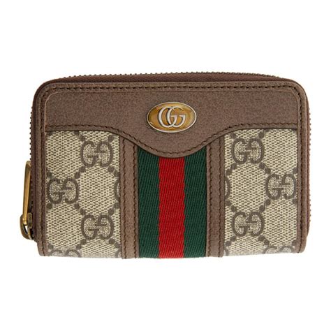 Shop our wide variety of products at the lowest online prices. Gucci Canvas Beige And Brown Ophidia Zip Around Card Holder in Natural for Men - Lyst