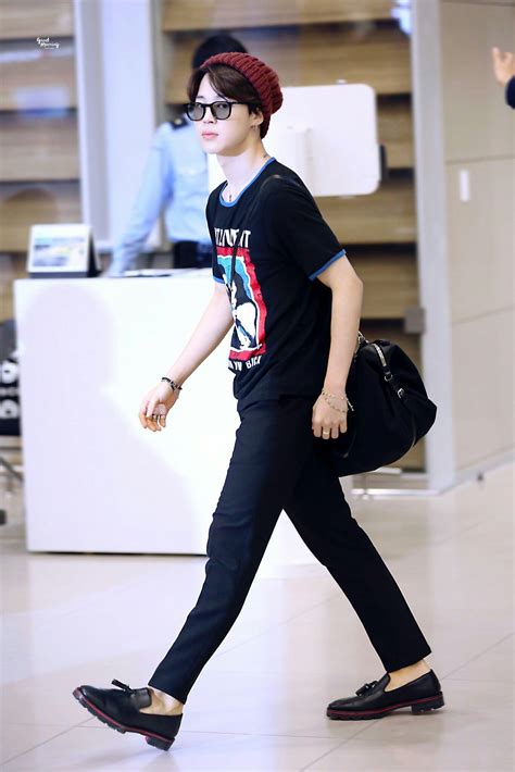 Jimin Airport Fashion Bts Airport Airport Style Kpop Fashion Korean