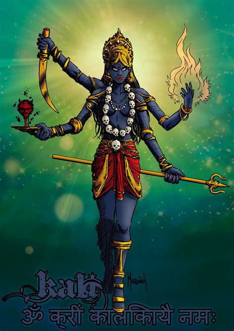ArtStation Goddess Kali Pablo Maruñak Indian goddess kali Kali