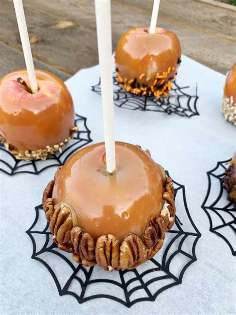 Homemade Caramel Apples For Halloween California Grown