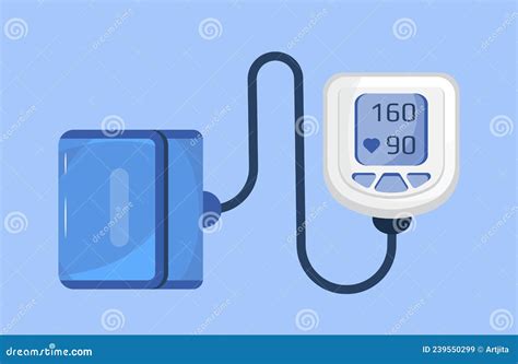 Hypertensive Crisis And Sphygmomanometer Vector Hypotension And