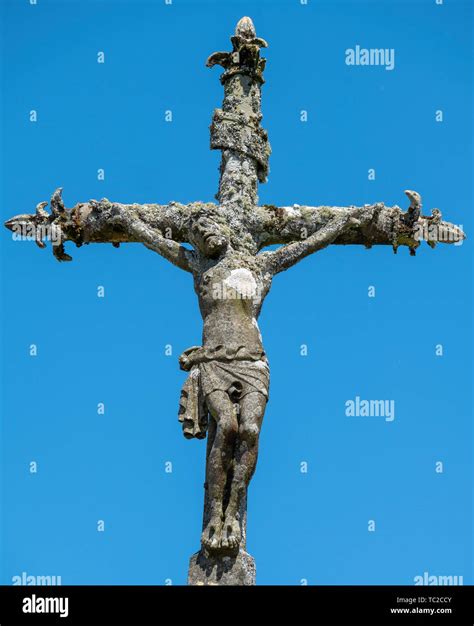 Jesus Christ Crucifixion Sculpture High Resolution Stock Photography