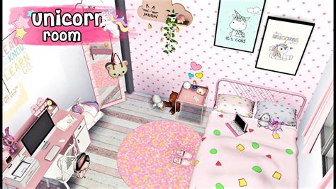 Speed Build Unicorn Room Cc Links The Sims 4 Youtube