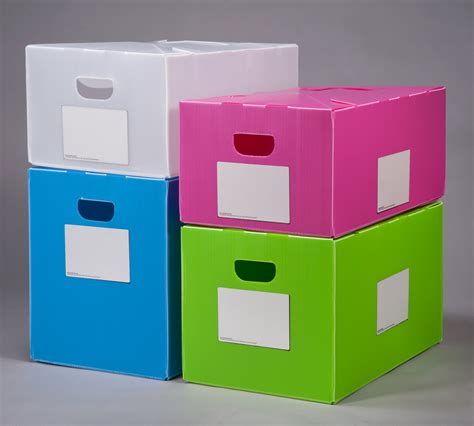 Have You Seen These Colorful Reusable Stackable Storage Boxes