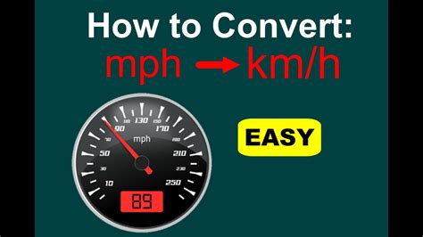 How to Convert mph to km/h (mph to kph) [EASY] - YouTube