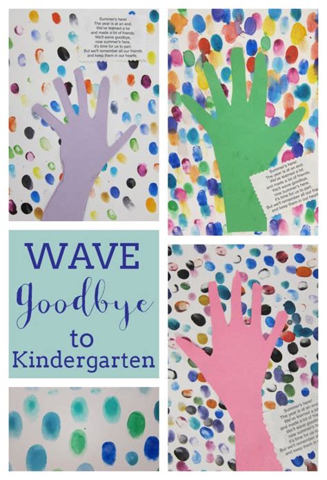 They will love going back through the years looking at what stood out to them when they were a preschooler! End of Year Kindergarten Fingerprint Art | Kindergarten crafts, Kindergarten projects ...