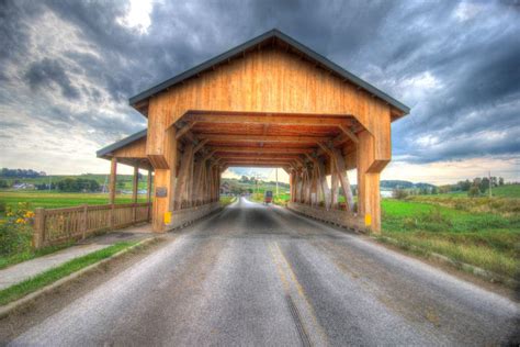 Amish Covered Bridge Covered Bridges Vacation Places Amish Country