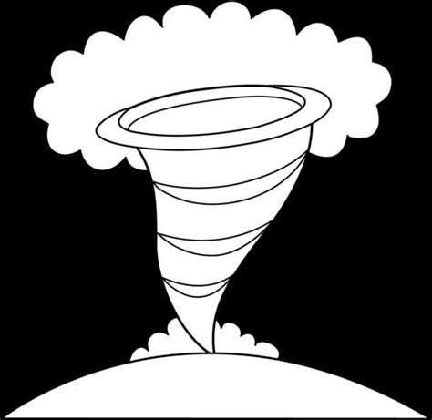 Simple Tornado Coloring Pages Free Printable Coloring Pages