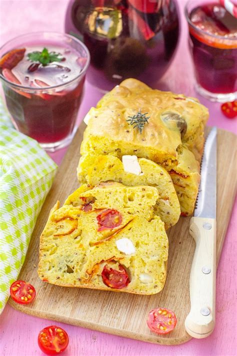 Recette cake chorizo chèvre tomates cerises et olives