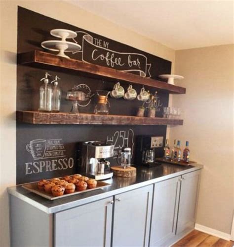 14 Tips For Diying A Coffee Bar At Home Brit Co