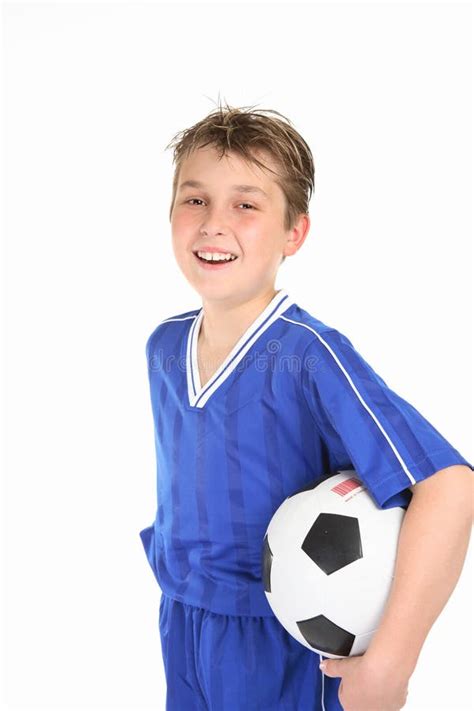 1 Soccer Player Holds Ball Vertical Free Stock Photos Stockfreeimages