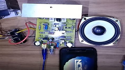 Making Audio Amplifire Using By Transistor Pcb At Home Youtube