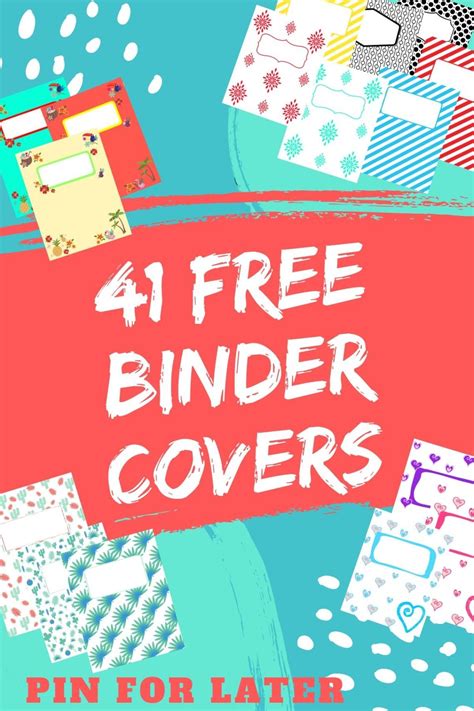 41 Free Printable Binder Covers Artofit