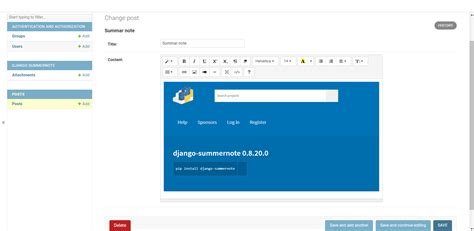 How To Integrate Summernote Into The Django Rest Framework Episyche Blog