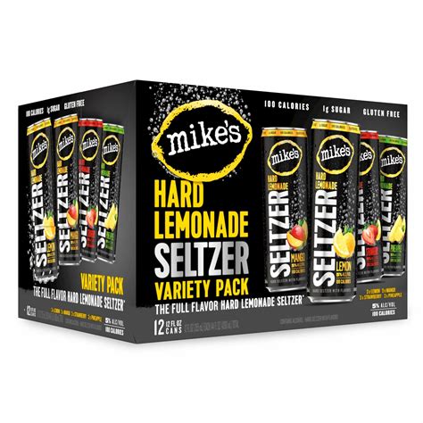 Mikes Hard Lemonade Seltzer Variety Pack Archives Euclid Beverage Llc