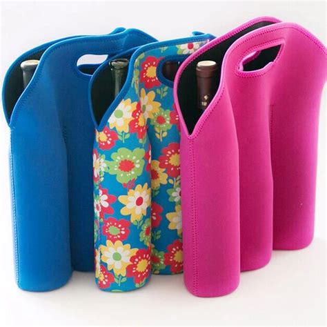 6 Pack Bottle Cooler Bag Insulated Neoprene Can Holder For Travel