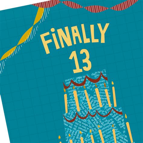 Finally 13 13th Birthday Card Greeting Cards Hallmark