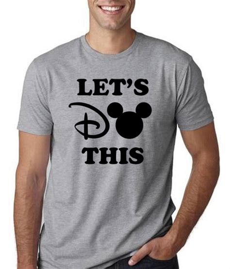 Disney Shirt Mens Disney Shirt Mickey Mouse Shirt Disney Etsy