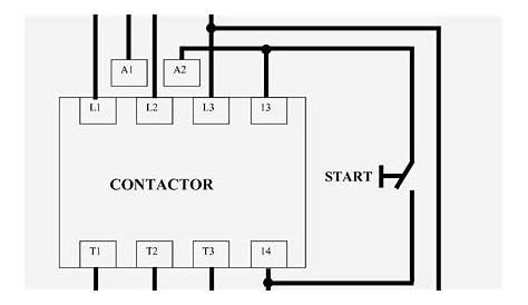 Schematic Contactor Wiring Diagram Single Phase | Electrical Wiring