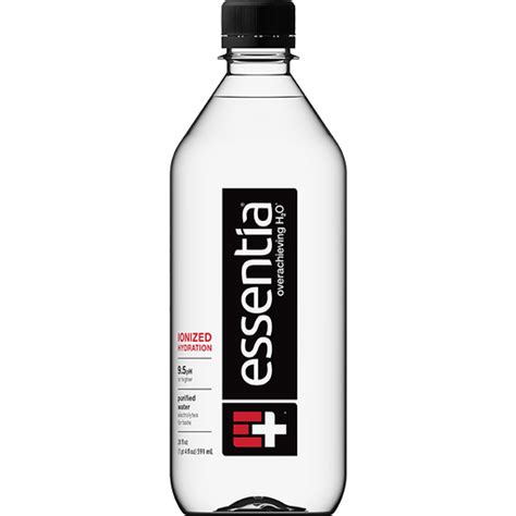 Essentia Bottled Water 20 Oz Bottle Ionized Alkaline Water Tonys