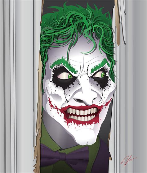 Heeeeeeeres Joker Digital Art By James Lewis Fine Art America
