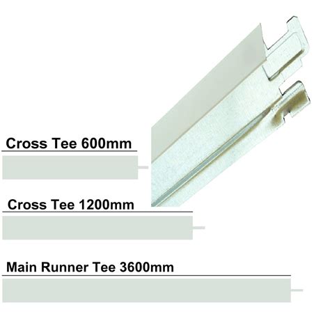 Suspended Ceiling Grid Spare Components Main Runner Cross Tee 3600