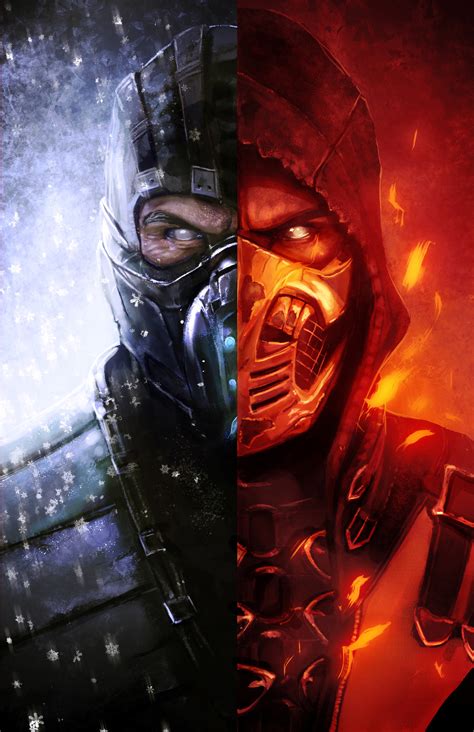 Check spelling or type a new query. 1920x1200 Scorpion Mortal Kombat Ice and Fire Art 1200P ...