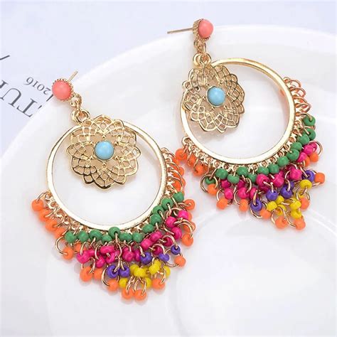 Big Statement Earrings For Women Brincos Grandes New Arrival