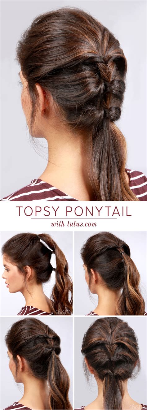 10 Fabulous Step By Step Ponytail Tutorials