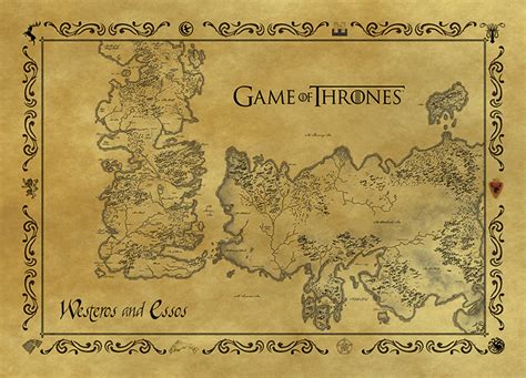 Map Of Westeros Art Maps Of The World
