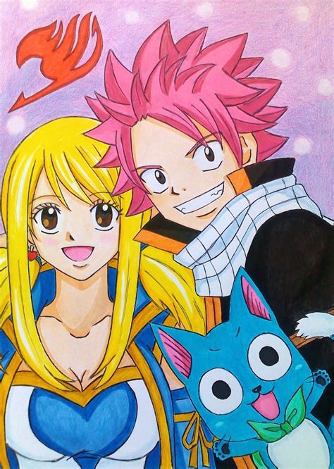 Fairy Tail Is Back Natsu Lucy And Happy By Dagga19 On Deviantart